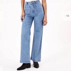 Rolla’s High Rise, Wide Leg Sailor Jean